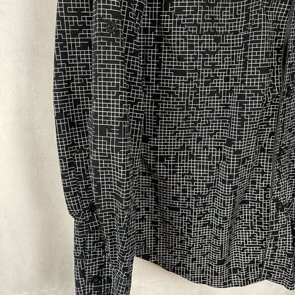 Marc Ecko Cut & Sew Men Graphic Long Sleeve Button-Up Shirt Size M - Picture 7 of 9